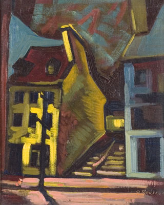 Painting by Albert Rousseau
